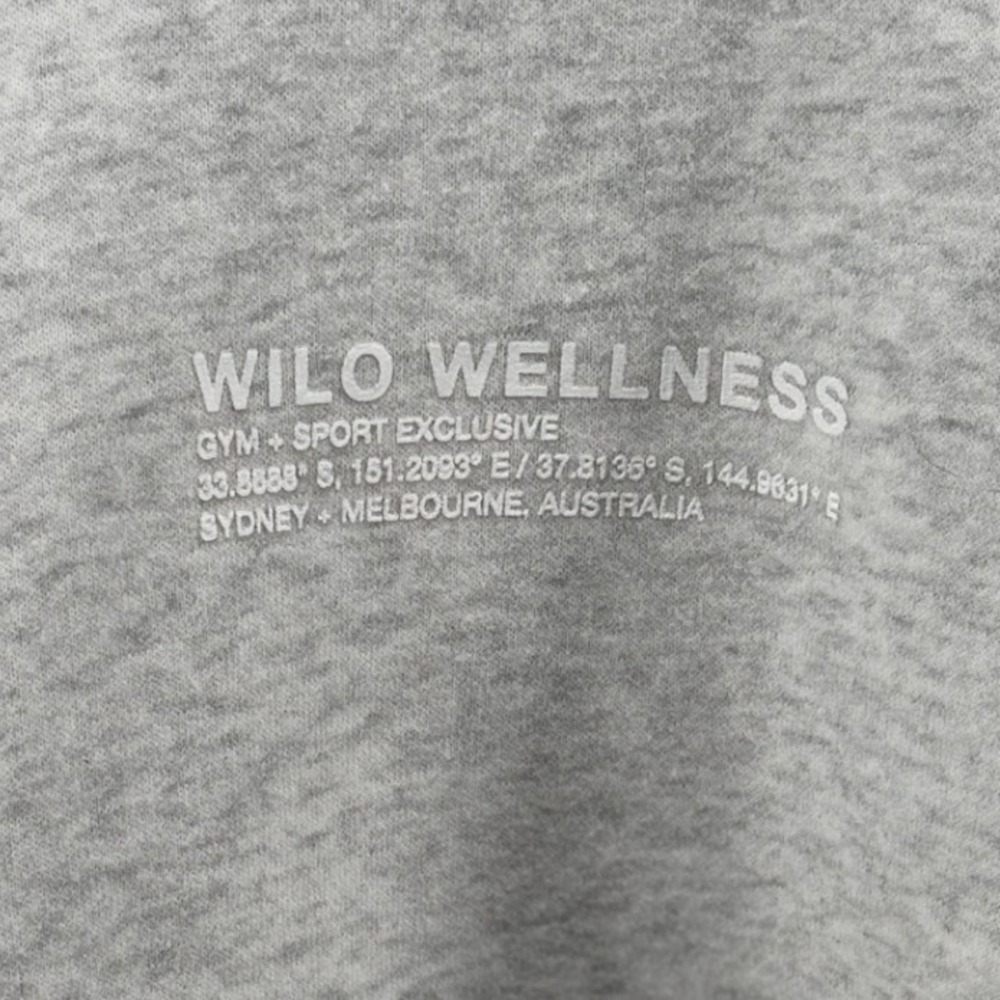 Wilo The Label Sweatshirt Women Small Gray Wellness Club Gym‎ Sport Exclusive - Picture 3 of 8